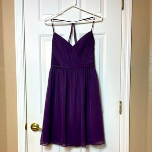David’s Bridal Bridesmaids dress, plum color